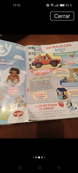 Bluey Revista y Coche Familiar