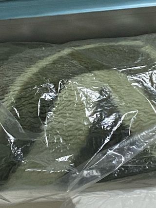 Manta de forro polar verde