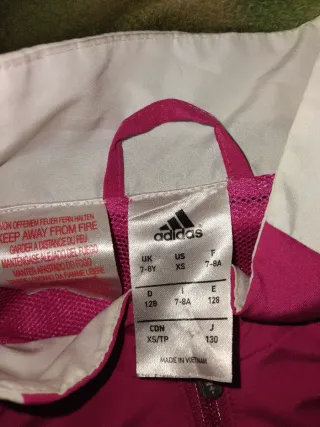Chándal Real Madrid Adidas Rosa y Negro 7/8años