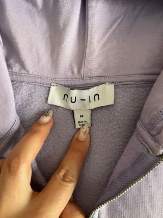Sudadera Nu In Morada