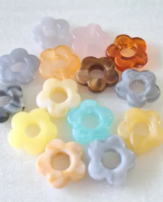 14 Adornos Florales Pendientes