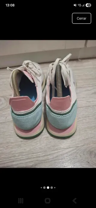 Zapatillas Lacoste Blancas y Rosas