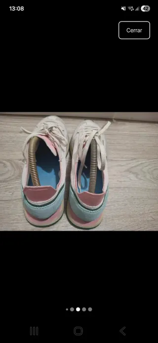 Zapatillas Lacoste Blancas y Rosas