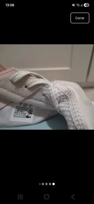 Zapatillas Lacoste Blancas y Rosas