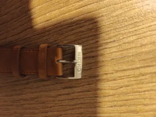 Seiko Reloj Completo Caja Marrón Plata