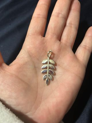 Colgante Tous Laurel Plata