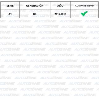 Emblema S1 negro para parrilla original Audi S1