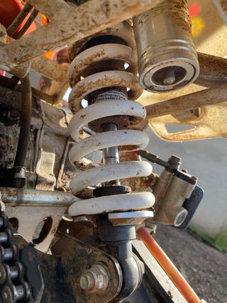 Pitbike Rebel Master Naranja/Blanco