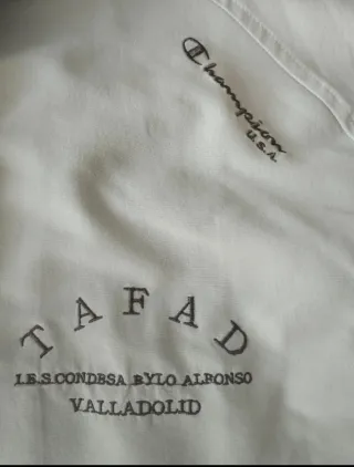 Chaqueta Champion Beige Talla XXL Años 90