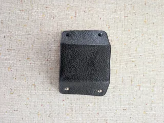 Estuche Llavero Piel Negra 6 Ganchos