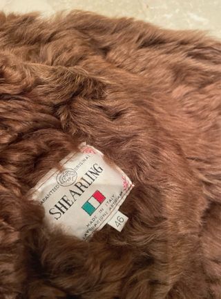 Cappotto Montone Donna Oversize