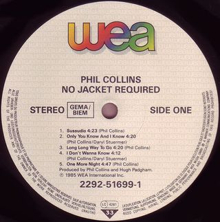 Phil Collins - No Jacket Required