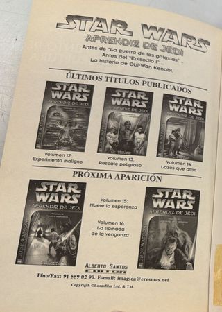 LIBRO STAR WARS LA NUEVA ORDEN JEDI