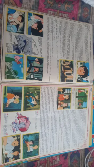 Álbum Cromos Marco Apeninos Andes Danone