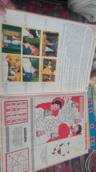 Álbum Cromos Marco Apeninos Andes Danone