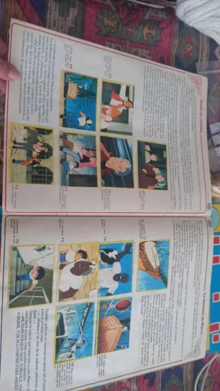 Álbum Cromos Marco Apeninos Andes Danone