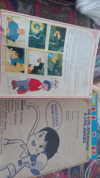 Álbum Cromos Marco Apeninos Andes Danone