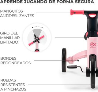 Kinderkraft 4TRIKE Triciclo 3 in 1, Minibicicleta