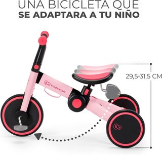 Kinderkraft 4TRIKE Triciclo 3 in 1, Minibicicleta