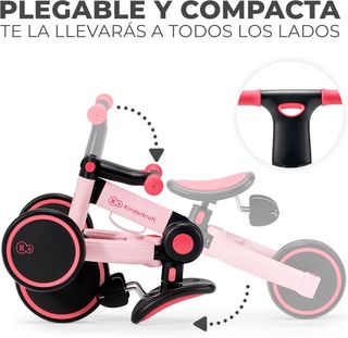 Kinderkraft 4TRIKE Triciclo 3 in 1, Minibicicleta