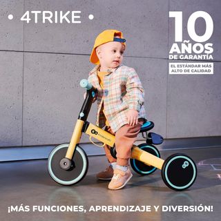 Kinderkraft 4TRIKE Triciclo 3 in 1, Minibicicleta