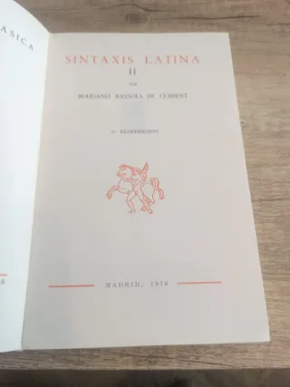 SINTAXIS LATINA