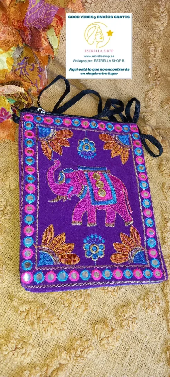 Bolsos a elegir Clutch Terciopelo Artesanales