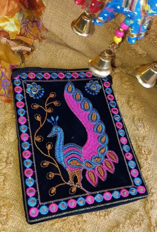 Bolsos a elegir Clutch Terciopelo Artesanales