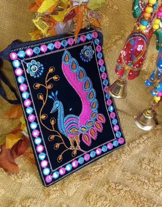 Bolsos a elegir Clutch Terciopelo Artesanales