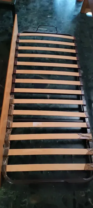 Cama nido de madera con cajones