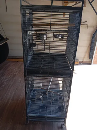 Jaula Doble Grande para Pájaros