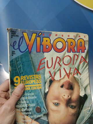 revista, cómic, EL VÍBORA - ESPECIAL EUROPA VIVA - EDICIONES LA CÚPULA