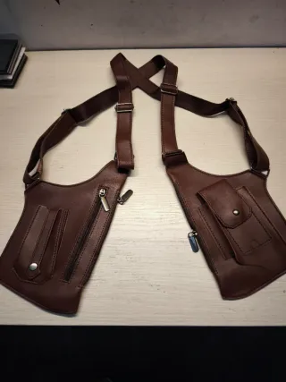 Marsupio a spalla marrone