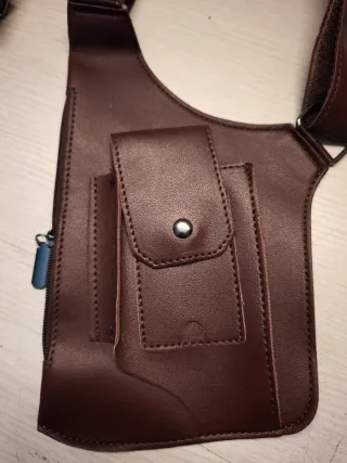 Marsupio a spalla marrone