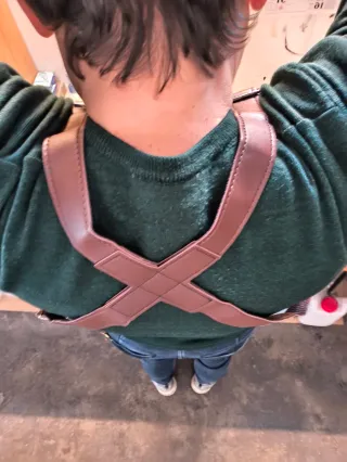 Marsupio a spalla marrone