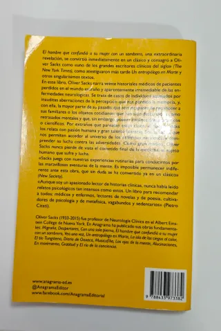 El hombre que confundió a su mujer con un sombrero