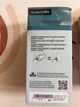 2 Biberones Suavinex Zero.Zero 270ml 3m+