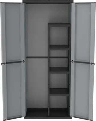 Armario Resina Exterior Gris