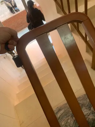 Sillas de comedor de madera - 4 piezas