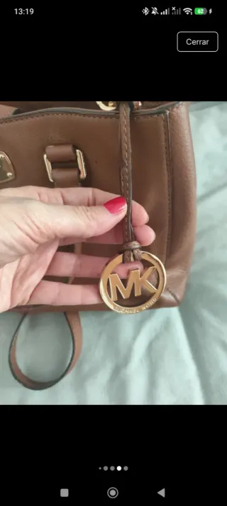 Bolso Michael Kors Piel Marrón Vintage