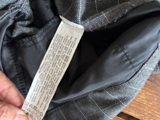 Pantalón ZARA cuadros gris Talla S