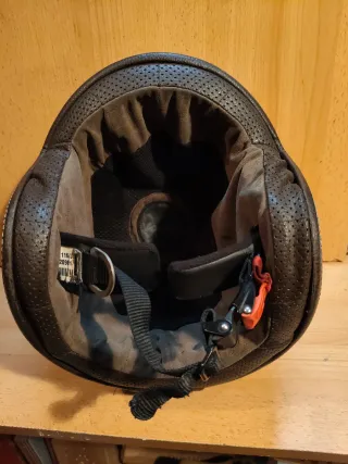 Casco Vespa Negro Scooter