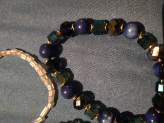 Set 3 Braccialetti Perline