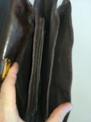 Bolso Loewe de piel auténtica marrón – original