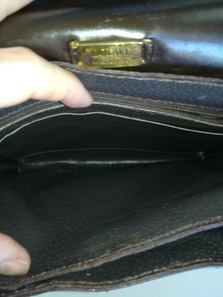 Bolso Loewe de piel auténtica marrón – original