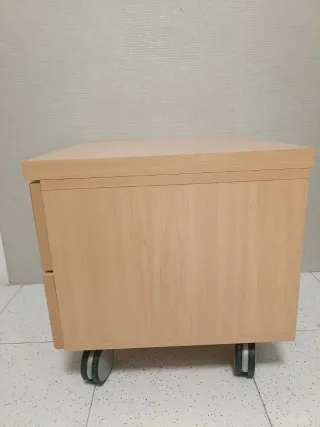 Mesilla 2 cajones con ruedas