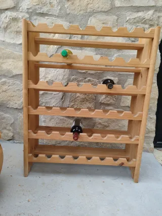 Botellero de madera para vinos