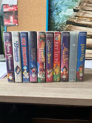 Pack 10 Películas VHS Disney Clásicos