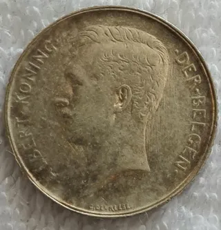 Belgio 1 Franco 1912 Argento FRANK