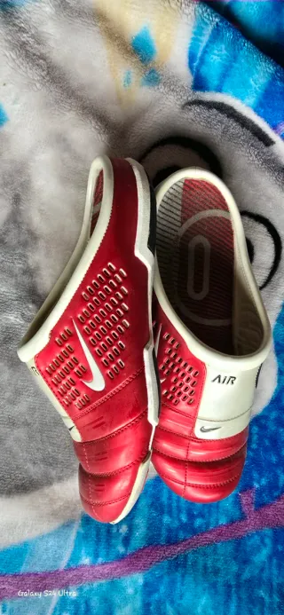 Zuecos Nike Total 90 Rojo/Blanco